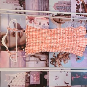 Nasty Gal Checkered dress size 6